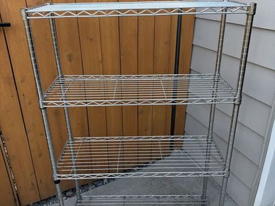 4 tier wire shelving