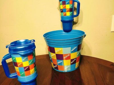 Megaplex Mugs and Popcorn Bucket - CASH