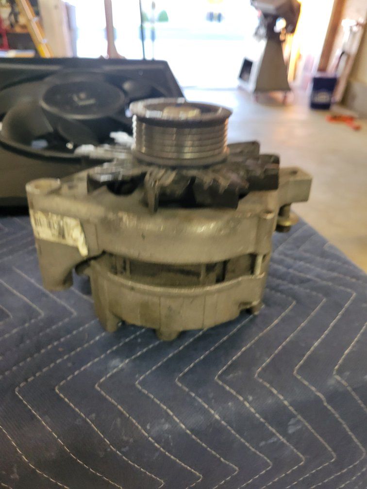 mustang alternator with underdrive pully