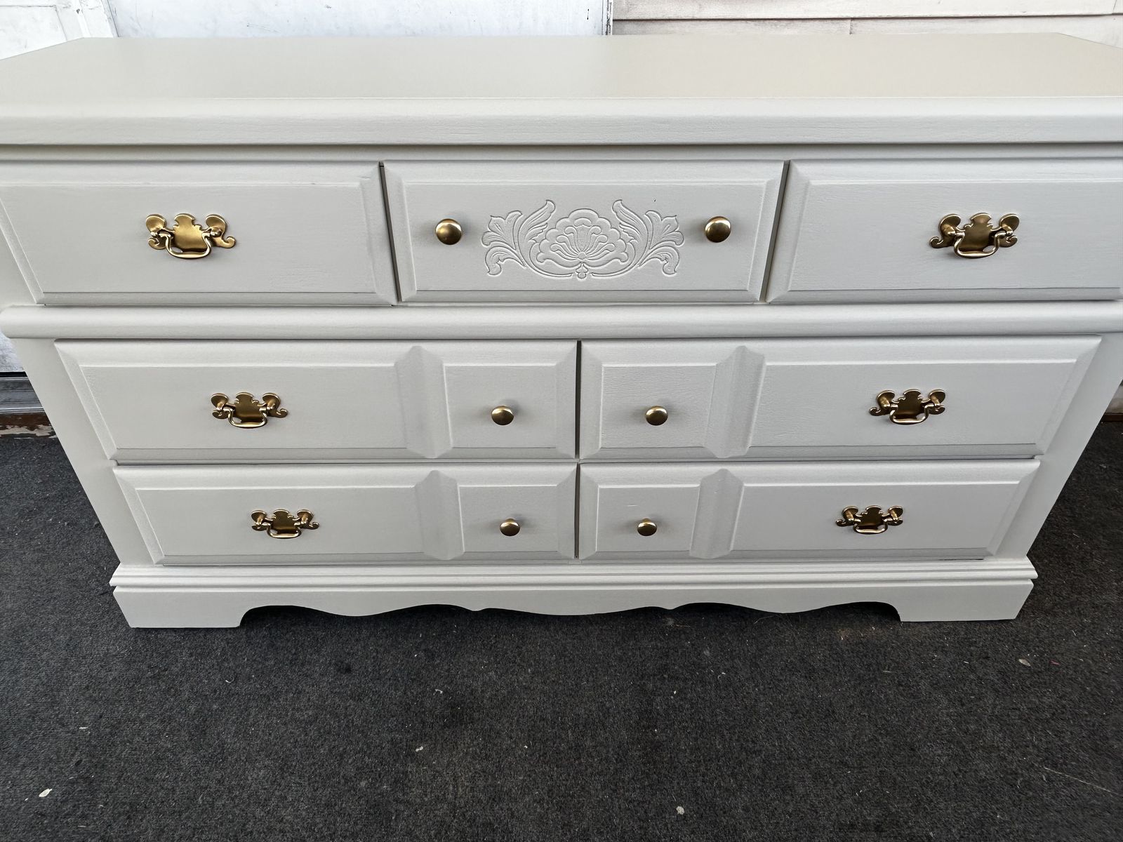 7 Drawer wood Dresser