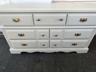 7 Drawer wood Dresser