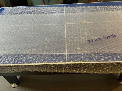 Clear Acrylic Plexiglass Sheet 72"x30.75"x1/8" - Versatile DIY/Craft Material