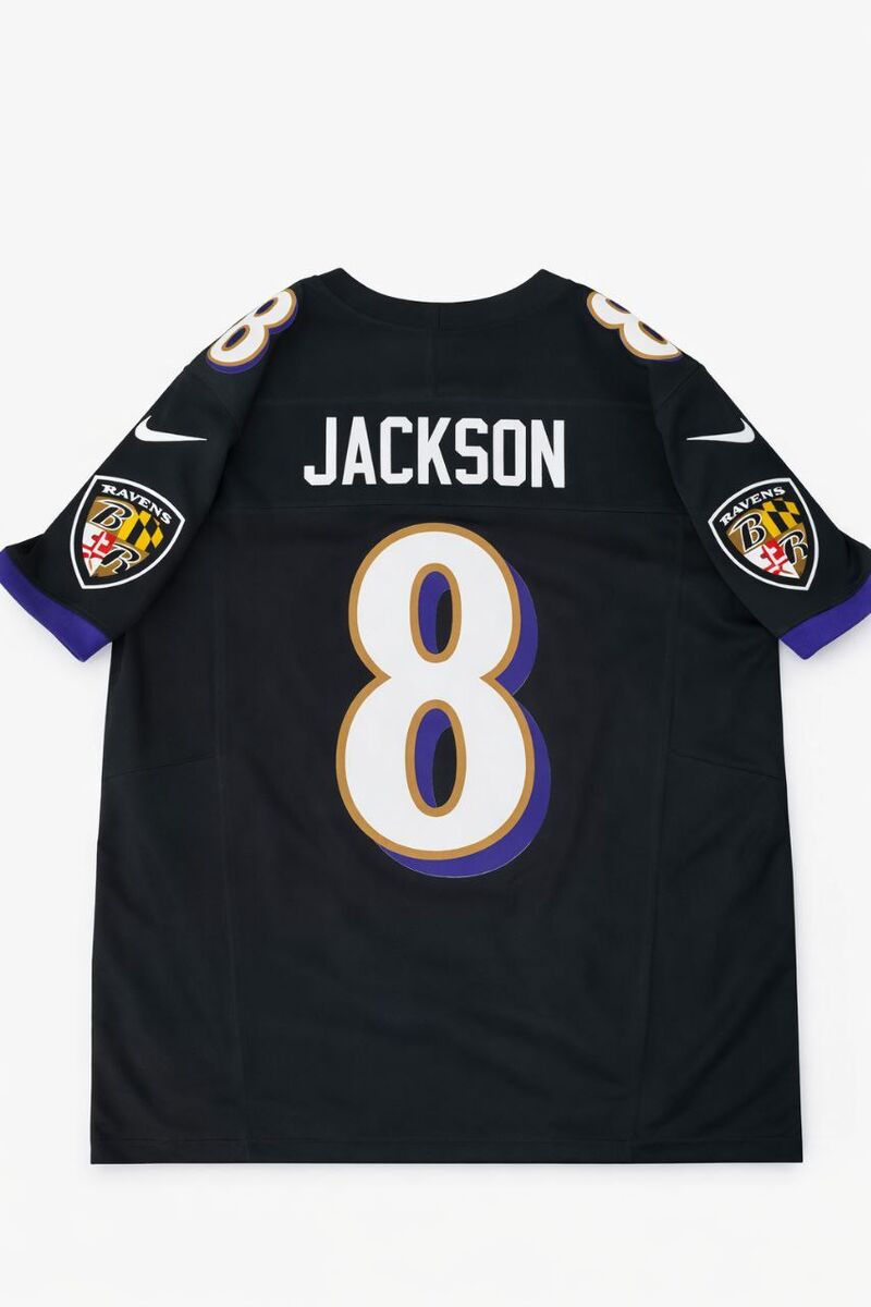 Men's Baltimore Ravens Lamar Jackson Nike Black Vapor F.U.S.E. Limited Jersey
