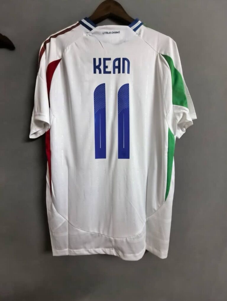 Moise Kean #11 | XL | Italy 2024-26 Away Jersey