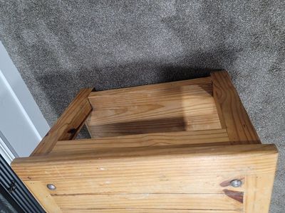 real wood night stand