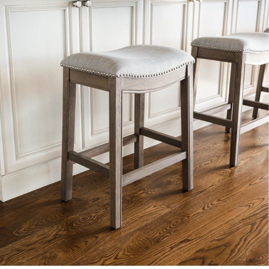 Maven Lane Saddle Barstool