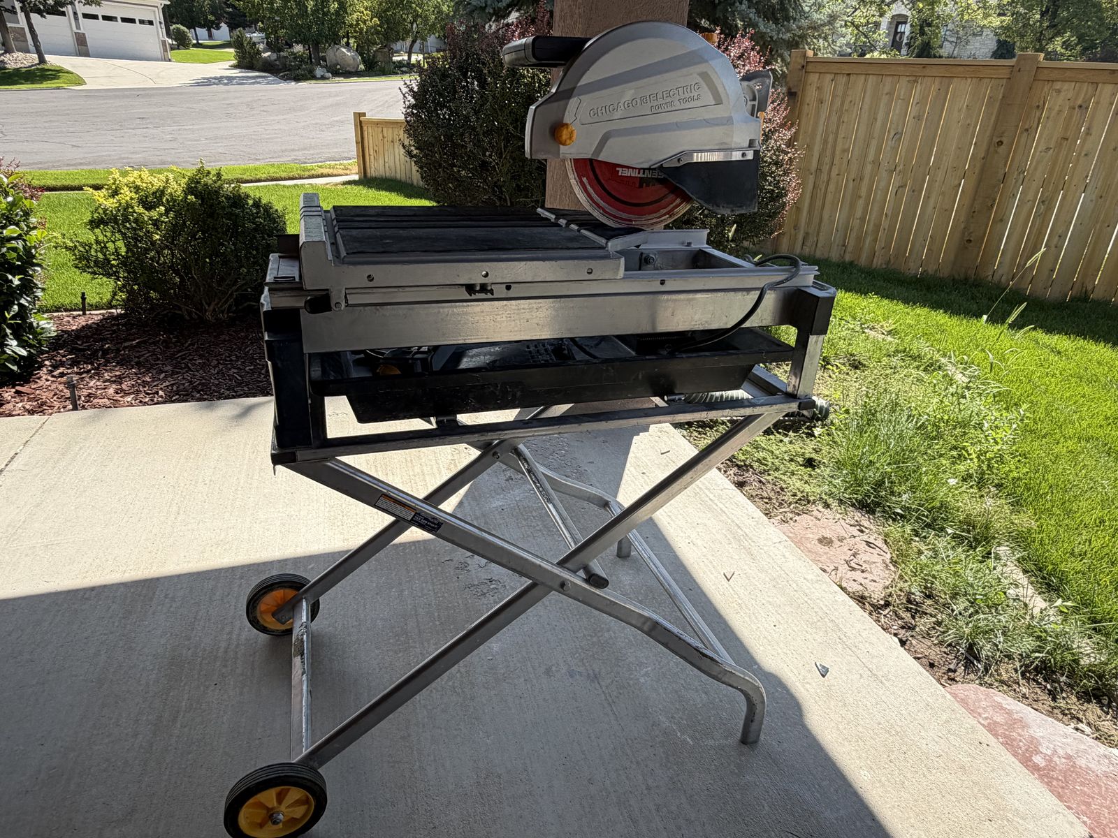 Wet Tile Saw