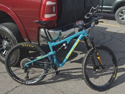 Santa Cruz Mountain Bike - 2020 Medium Full Suspension, Teal, Maxxis Tires, Excellent Condition