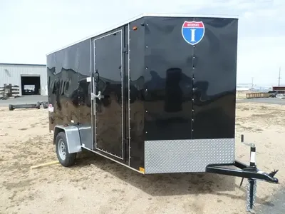6 X 12 V-Nose Interstate Enclosed Cargo Trailer FREE INSPECTION