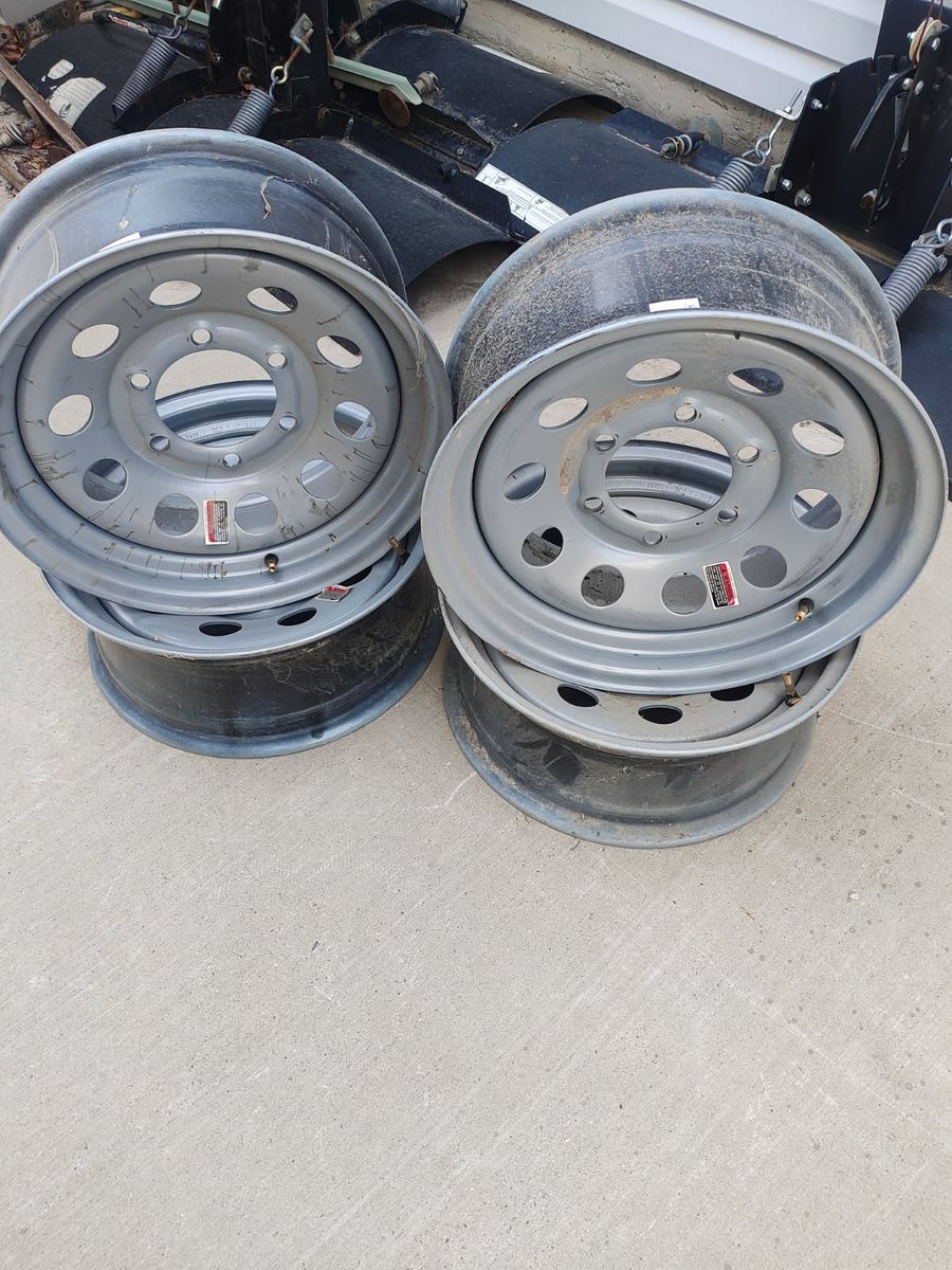 NEW TRAILER WHEELS