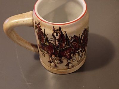 * 1980 1st Edition Budweiser Holiday Stein *