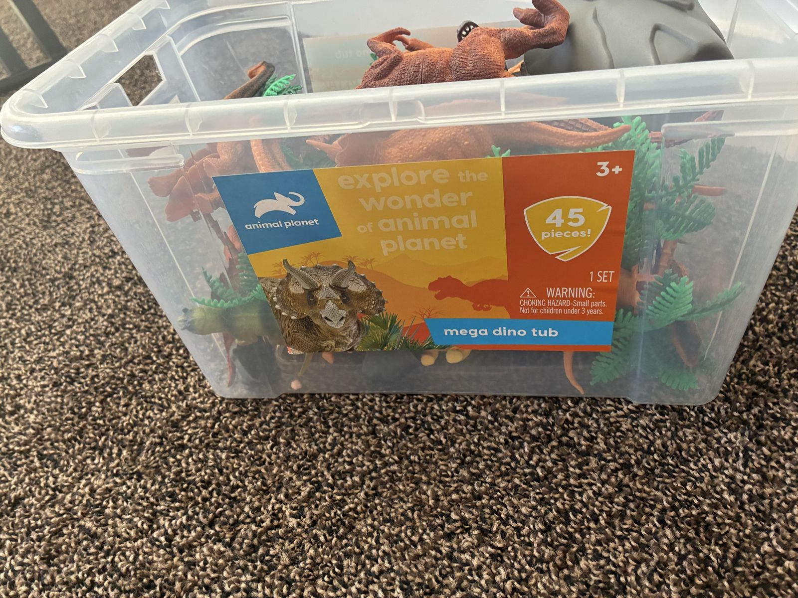 Animal Planet Mega Dino Tub - Dinosaur Figure Play Set