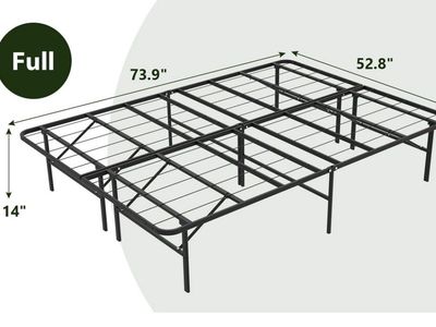 Full metal bed frame