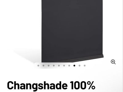 5 Pack - New Changshade Cordless Blackout Roller Shades (22" x 72") - Black