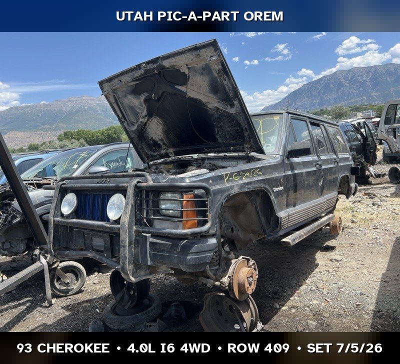 1993 Jeep Cherokee XJ Parts - UTPAP Orem