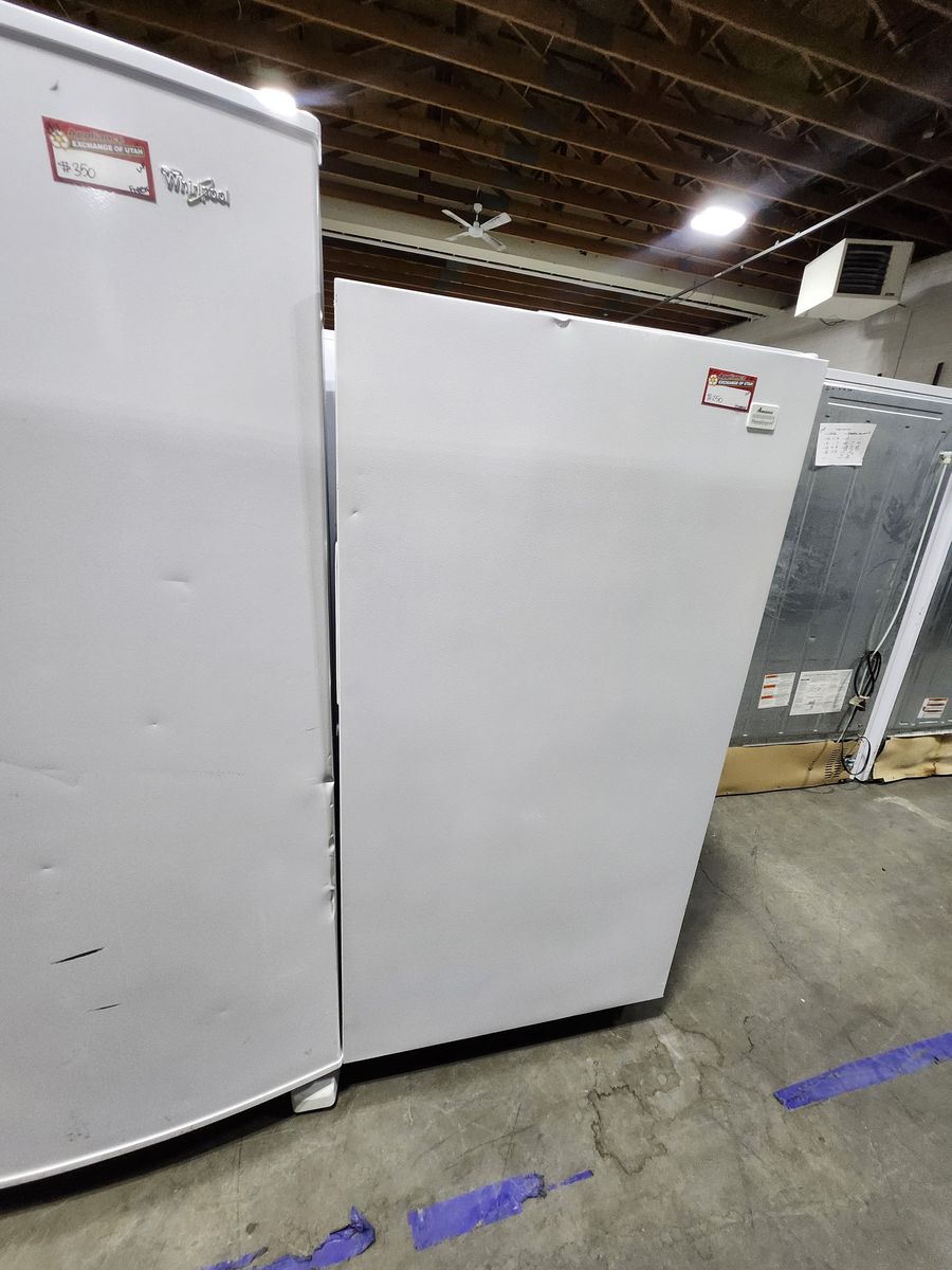 Amana White Upright Freezer - Used - Not frost free