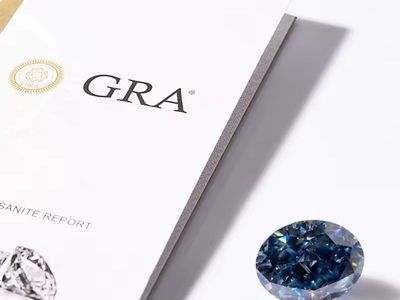 GRA Certified Blue Moissanite Loose Stone - Brilliant Round Cut Diamond Stimulant