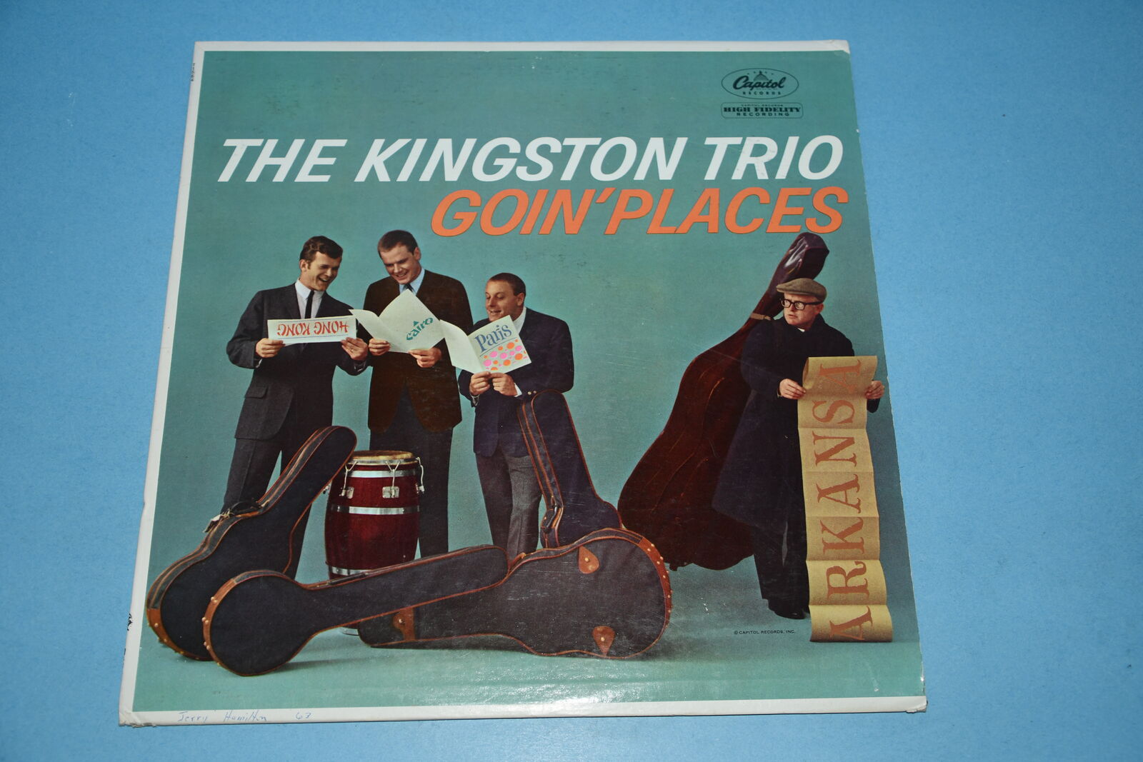 VINTAGE THE KINGSTON TRIO "GOING PLACES" VINYL RECORD ~ 12 SONGS