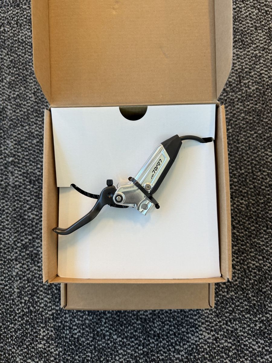 SRAM Level Silver Stealth 4-Piston Hydraulic Disc Brake Set – Front & Rear – Brand New in Box