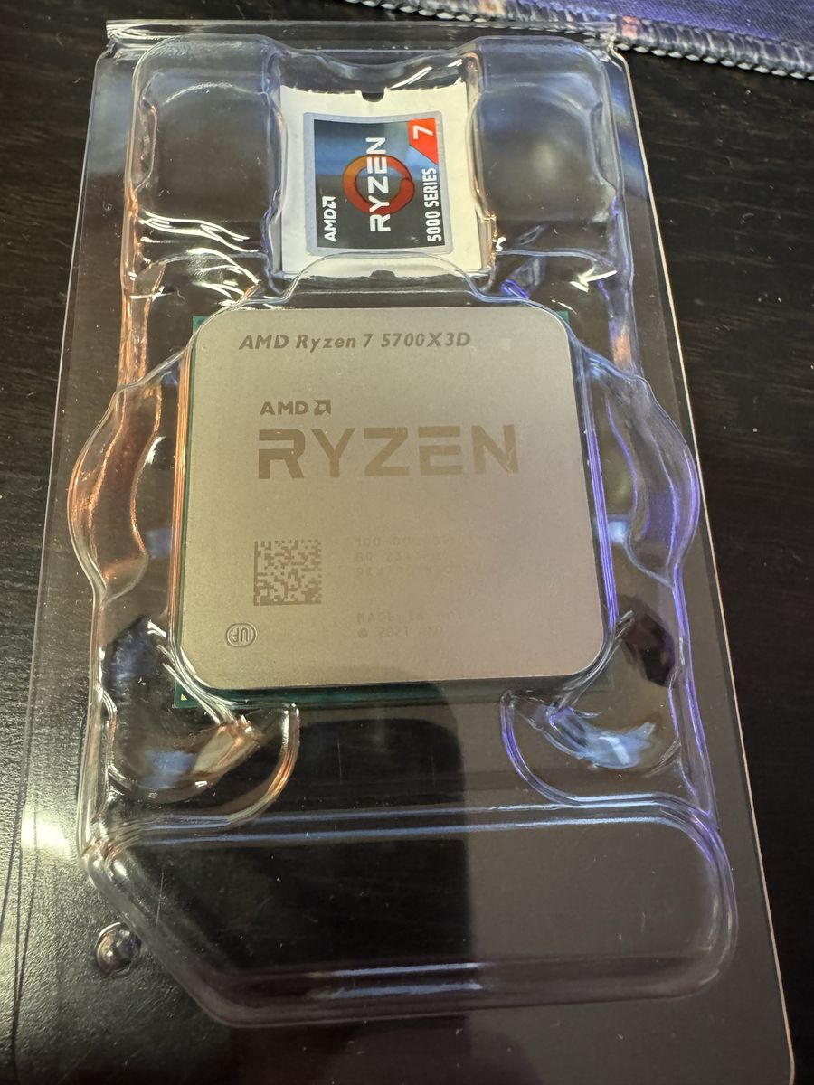 Ryzen 7 5700X3D, X470 mobo, 240mm aio, pc case