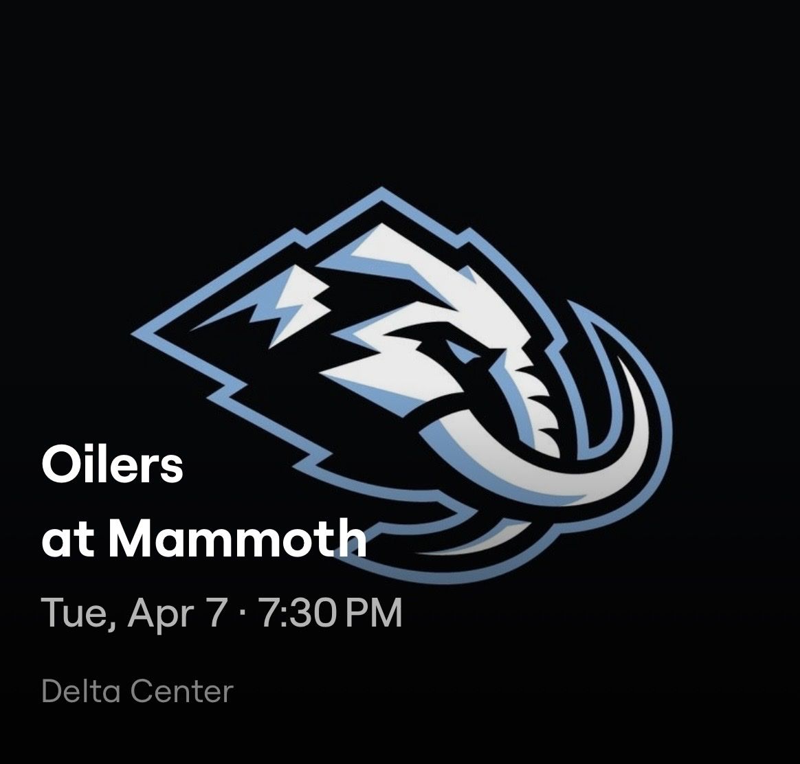 3 Tickets   Edmonton Oilers vs Utah Mammoth