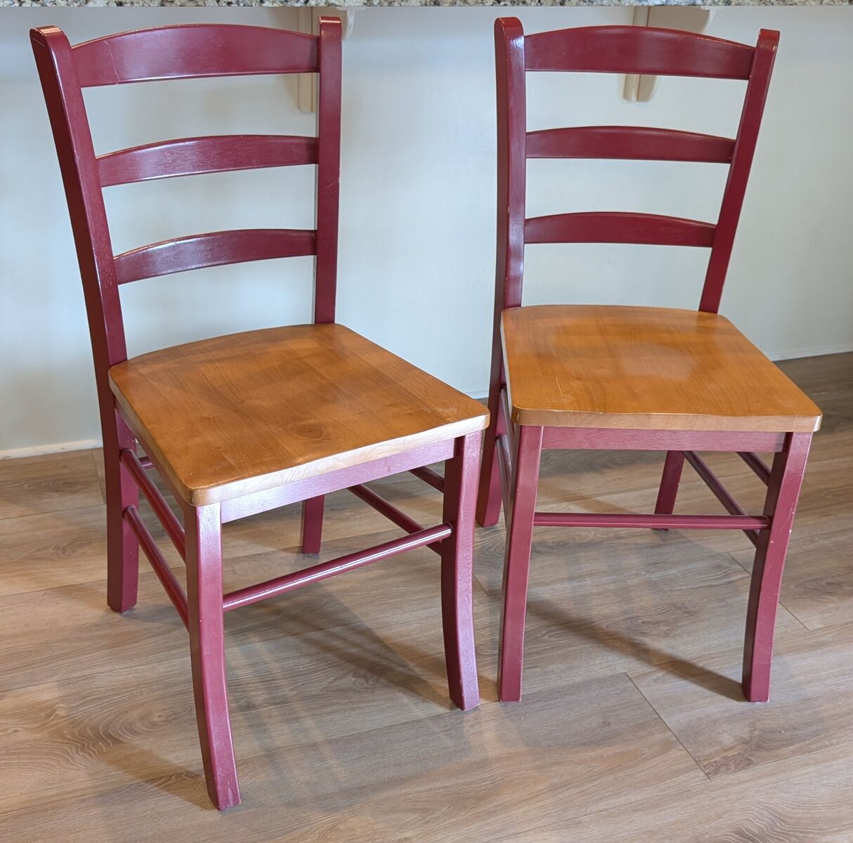 2 Wood chairs