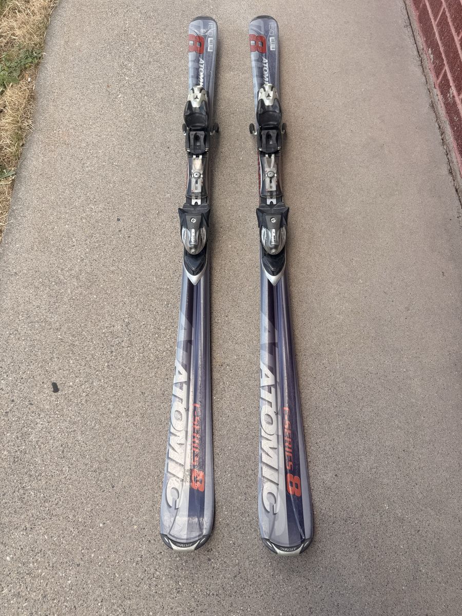 Atomic C-Series 8 Downhill Skis with Bindings - 150 cm