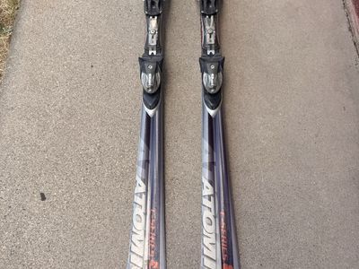 Atomic C-Series 8 Downhill Skis with Bindings - 150 cm