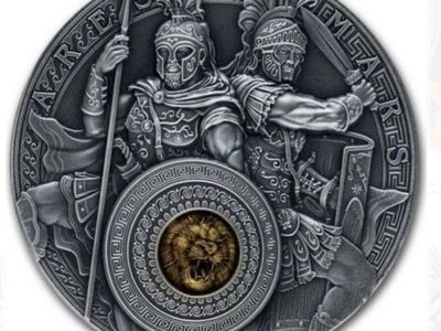 2 oz .999 Silver Ares and Mars Collectors Coin