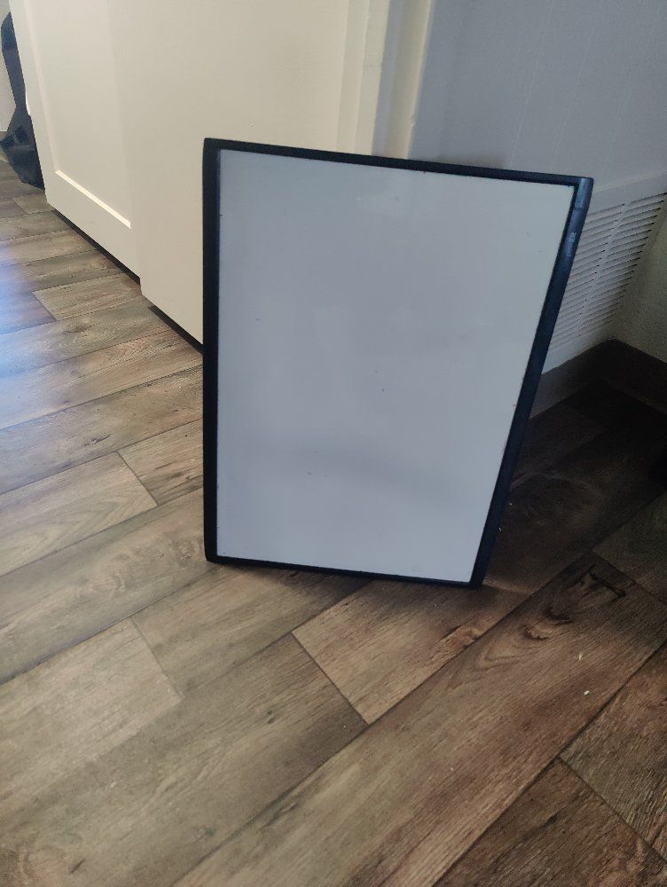 Whiteboard 24x18 Inch Magnetic Dry Erase Board with Black Frame