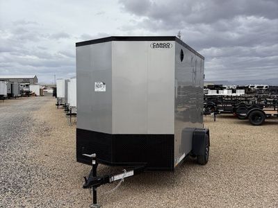 6x10 Cargo Express EX Series DLX Enclosed Cargo Trailer - 6'6" Interior - 3.5K GVWR - 16" Cross Member Upgrade, Black Out