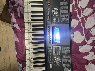 RockJam RJ-561 61-Key Digital Piano Keyboard with Power Supply