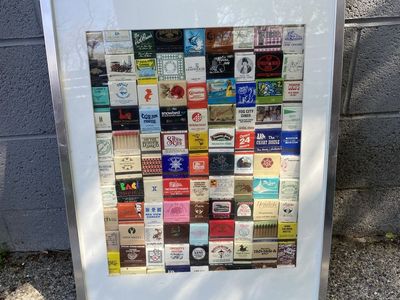 Framed Matchbook Art