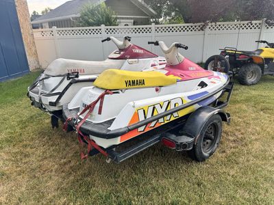 Yamaha WaveRunner VLX & WaveRunner 3 PWCs with Trailer - Runs, New Batteries