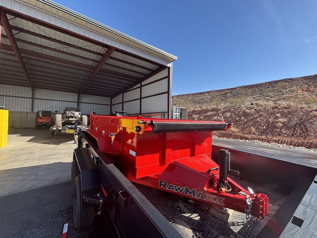 2026 RawMaxx 10'X60'' Ruby Red Dump Trailer