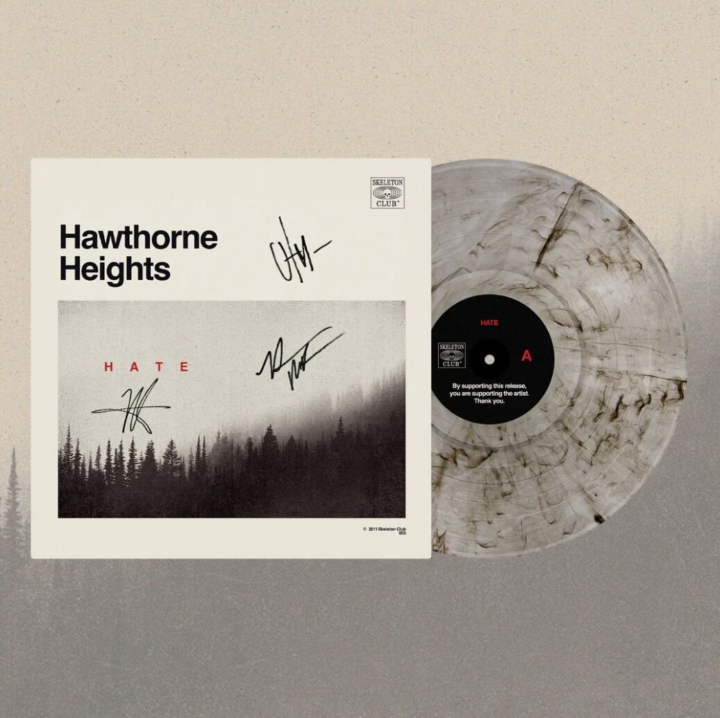 Hawthorne Heights-SIGNED HATE-Manhattan Fog Vinyl