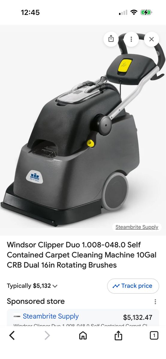 Industrial carpet cleaner brand new