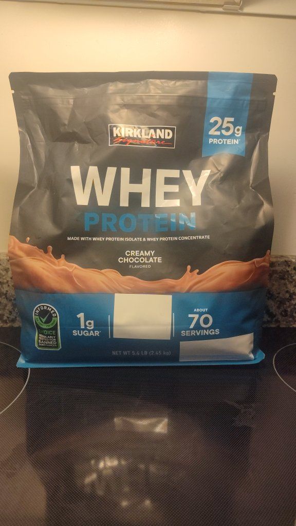 5.4lb Kirkland Chocolate Whey Protein