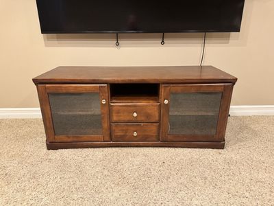 Solid Wood Entertainment Console