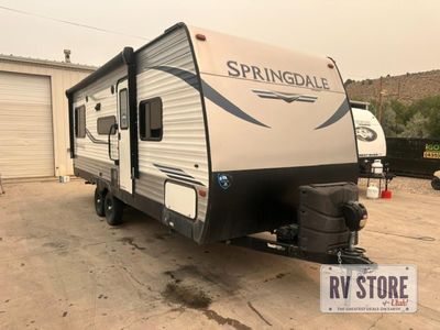 2021 Keystone RV Springdale 222RDWE Travel Trailer Front Bedroom