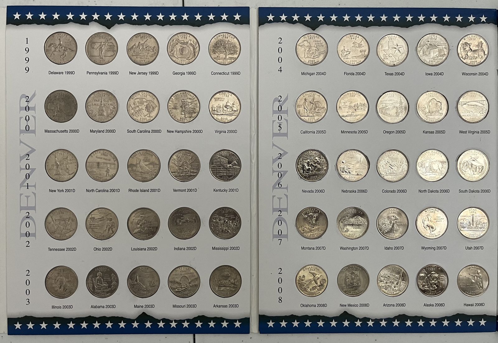 Coins - US Mint 50-State Quarter Set, plus extras!