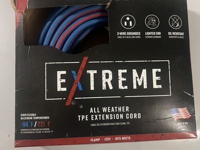 Brand new USW all weather 100 foot Extension Cord