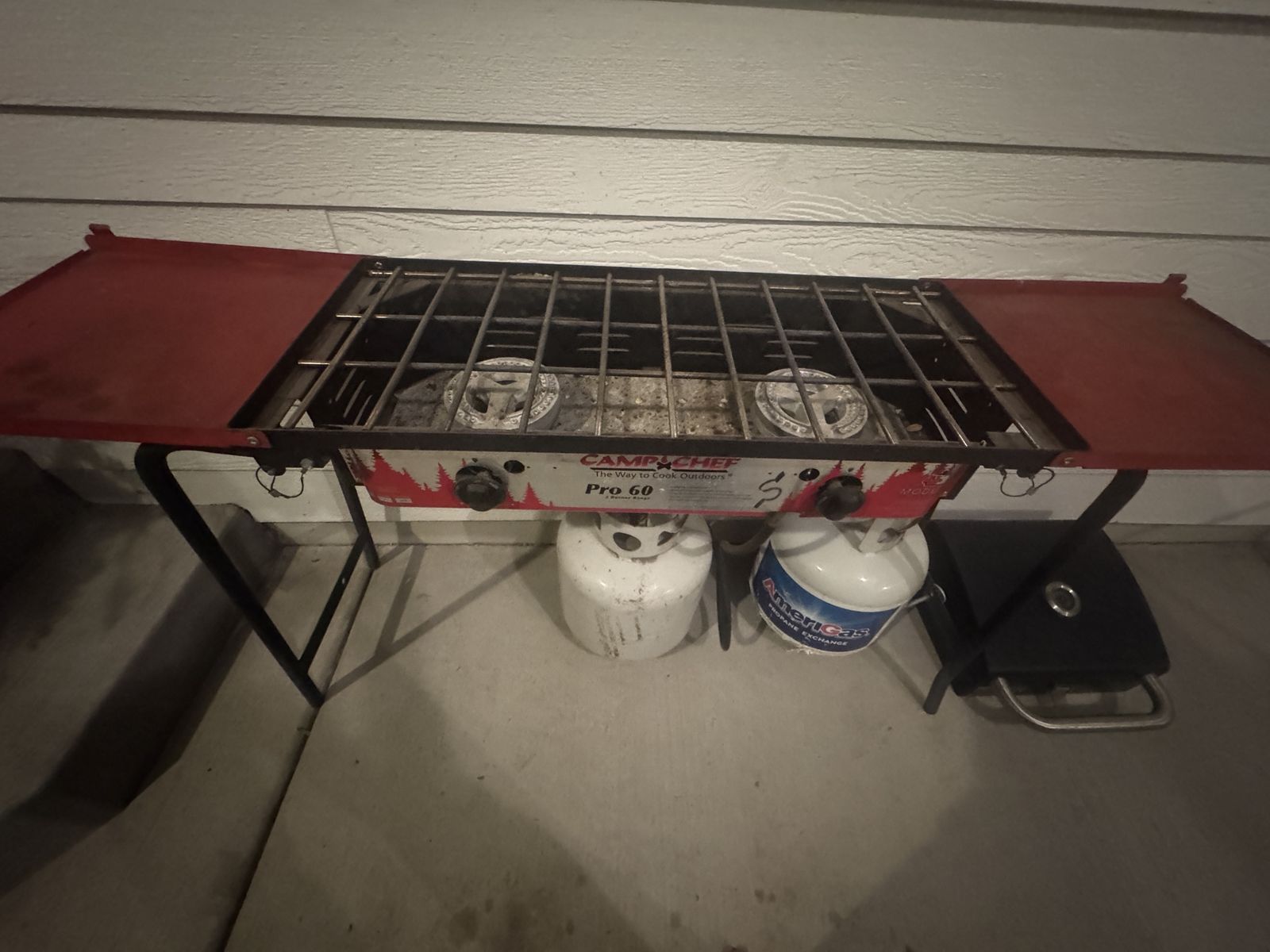 Camp Chef Pro 60 Two-Burner Outdoor Camping Stove with Griddle & Grills