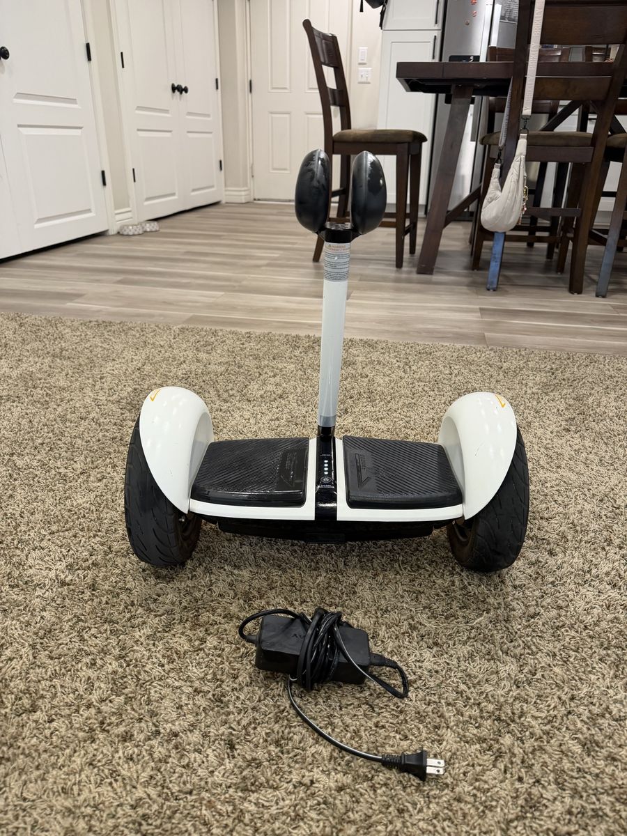 Segway Ninebot S Self-Balancing Electric Scooter - White with Charger
