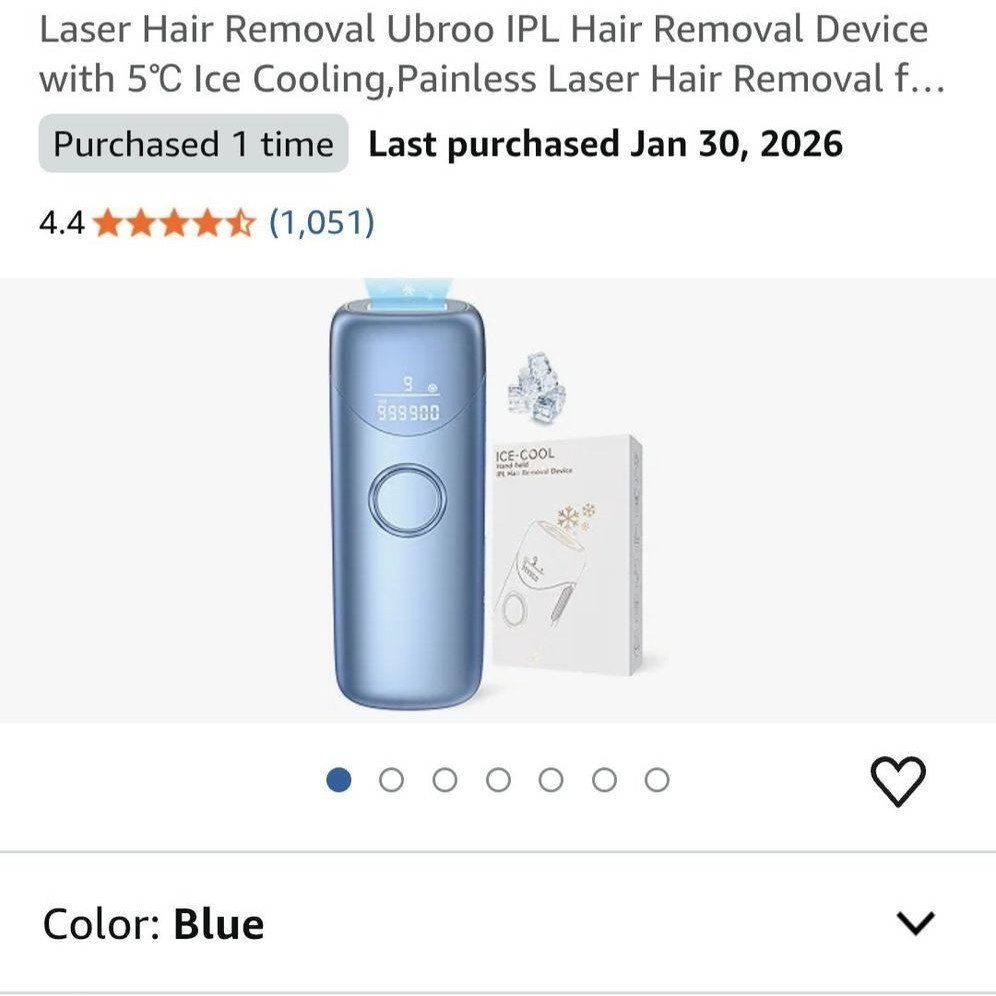 Brand new laser hair removal device