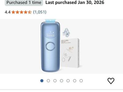 Brand new laser hair removal device
