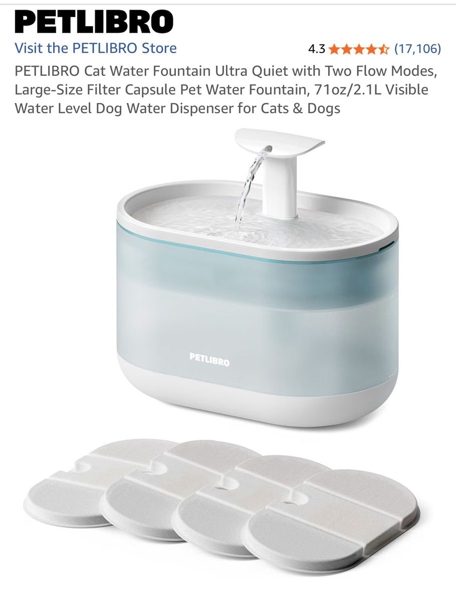 Cat Water Fountain