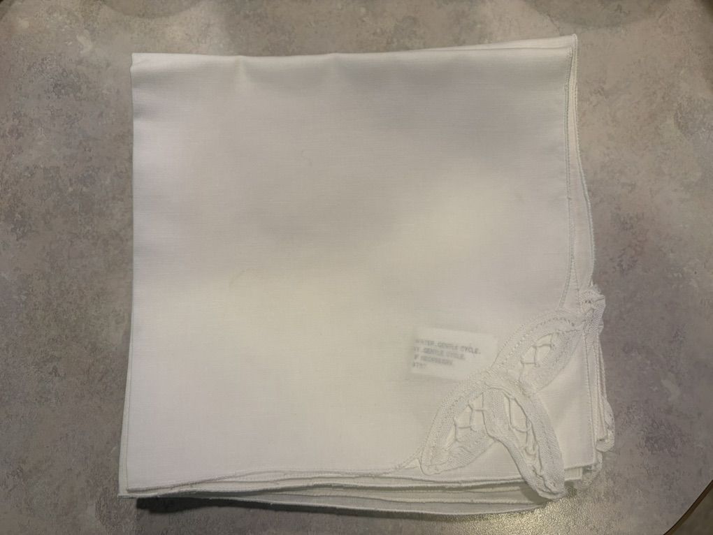 Decorative White Napkins