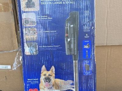 BISSELL PowerClean DualBrush Deluxe Cordless Stick Vacuum - Pet Proven, New in Box
