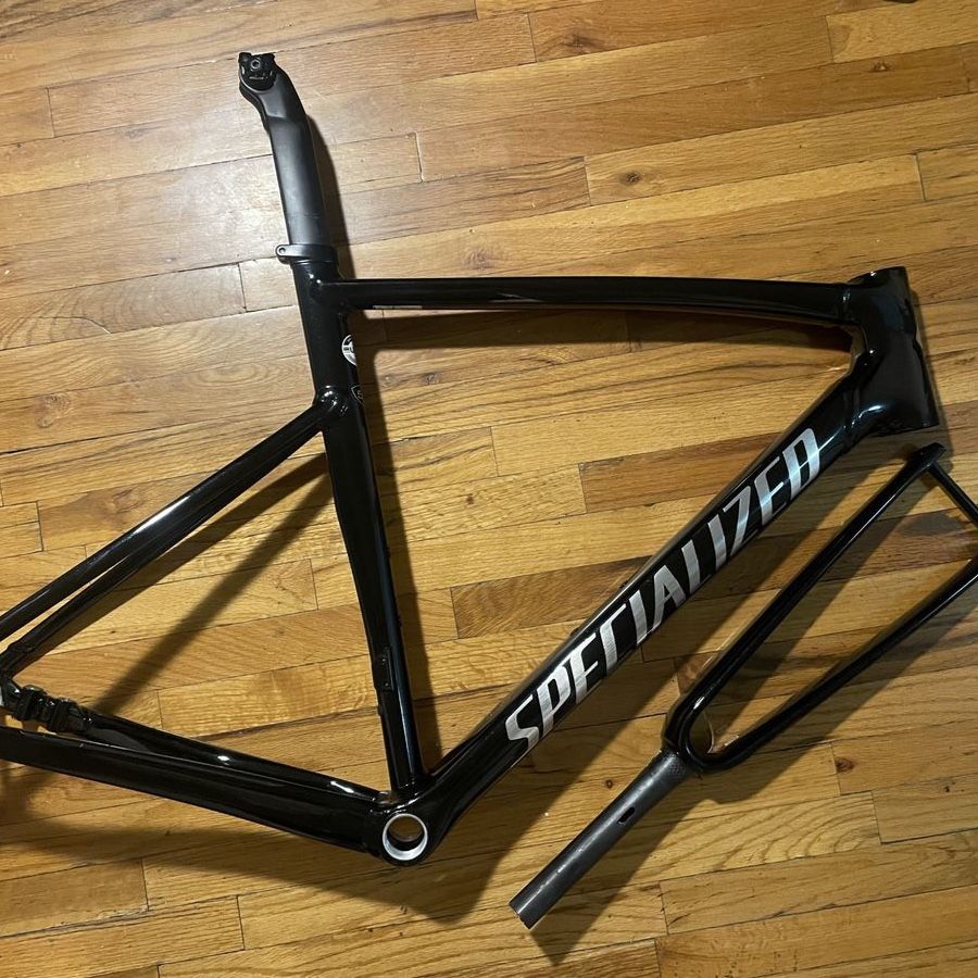 Specialized Allez Sprint Disc Frameset 56cm - Tarmac Black, Brushed Foil, Excellent Condition